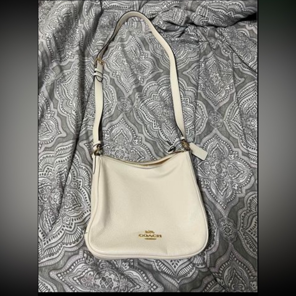 Coach Ellie File Bag White
